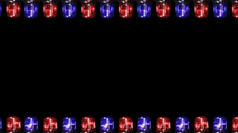 Emergency light frame Video stock 32694291
