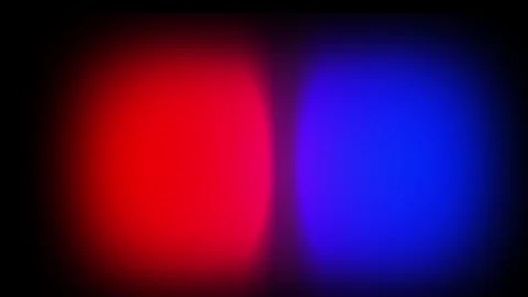 Emergency light a strobe effect (bright flashing light on a black background, ra Видео 347673490