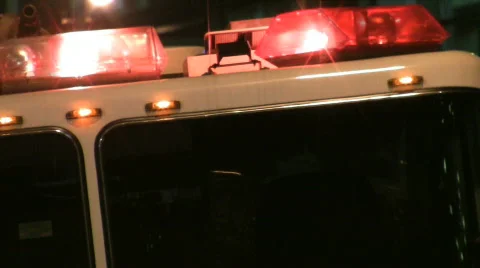 Emergency Lights Stock Footage 694410