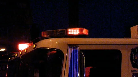 Emergency Lights Stock Footage 698197