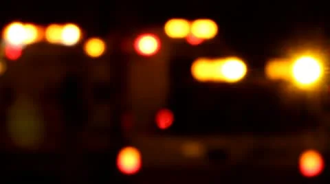 Emergency lights Video stock 11516132