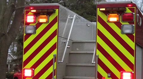 Emergency Lights video Stock Footage
