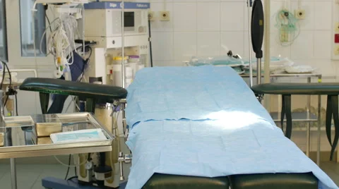 Emergency operating surgery room - dolly shot Stock Footage 46963570
