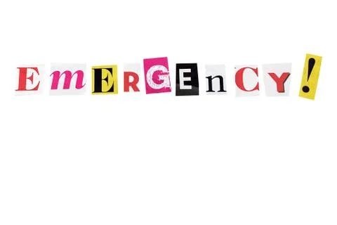 Emergency! Stock-Fotos