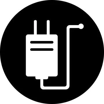 Emergency power system interface icon. Stock Illustration