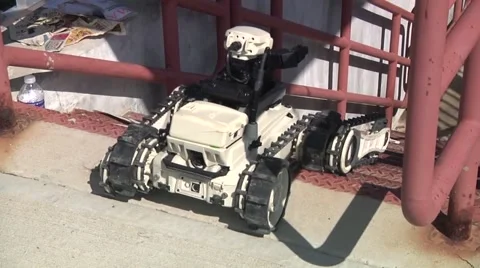 Emergency Robotics Stock Footage 41880450