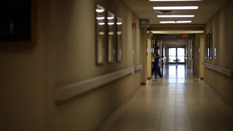 Emergency Room Hallway Video stock 111336643