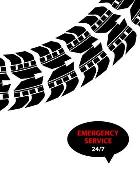 Emergency service background Illustrazione stock