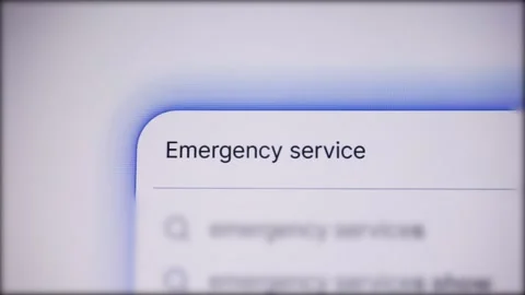 Emergency services - browser search query Stock-Footage 311858205
