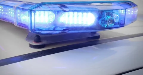 Emergency services flashing light Stock Footage 345168064