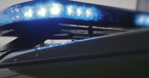 Emergency services flashing lights Stock Footage 344828392