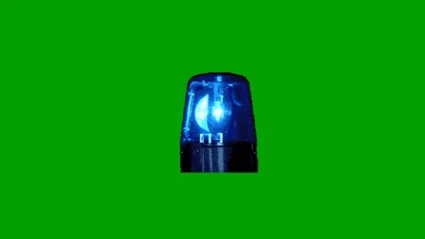 Emergency Siren Warning Light Animation Stock Footage 342568938