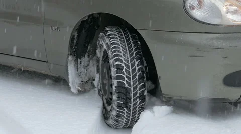 Emergency situation on road, wheel while driving Stock Footage 58800848