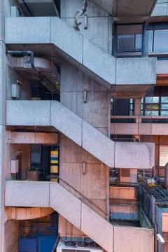 Emergency stairs pattern Stock Photos