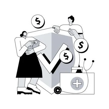 Emergency support fund abstract concept vector illustration. Stock Illustration