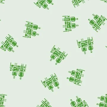 Emergency surgery glyph seamless pattern Stock Illustration