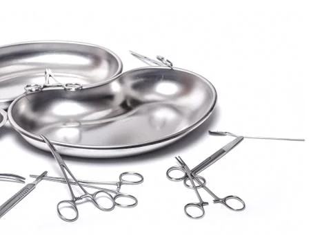 Emergency surgery instruments Stock Photos