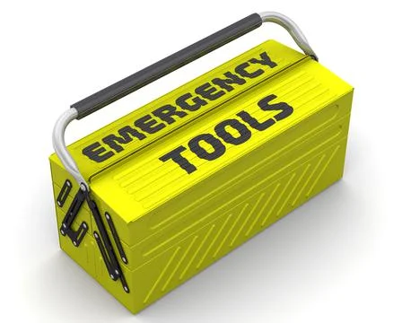 Emergency tools Stock-Illustration