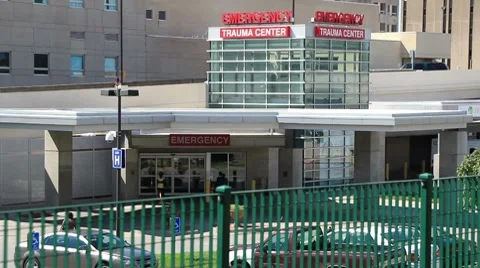 Emergency Trauma Center Stock Footage