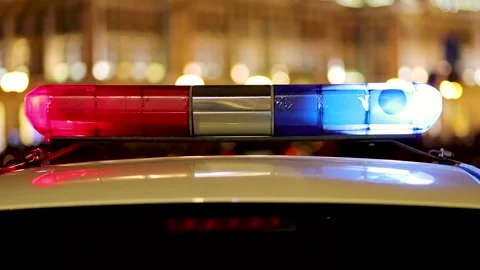 Emergency vehicle lighting Stock Footage 148277207