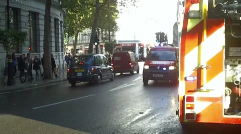 Emergency Vehicles On Call Stock-Footage 8664938