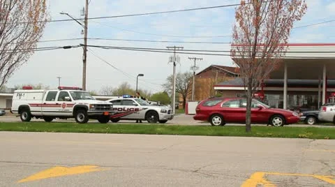 Emergency Vehicles Stock Footage 10869522