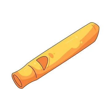 Emergency whistle Illustrazione stock