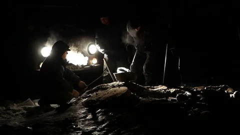 Emergency workers working Stock Footage 72932945