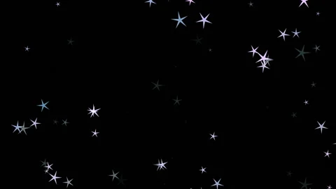 Emerging and disappearing color-changing particles. Abstract background. Stars. Stock Footage 89070831
