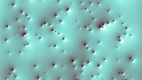 Emerging and disappearing traces of bullets. Stock Footage 196080283
