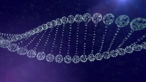 Emerging DNA chain. Animation. Video stock 237700606
