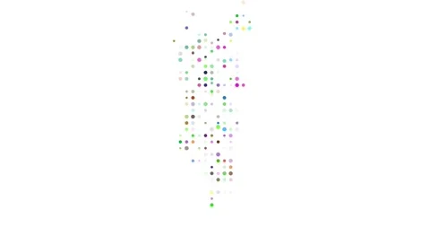 Emerging Dot Pattern as Vibrant Bahrain Country Silhouette Stock Footage 315902033