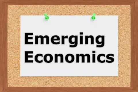 Emerging Economics concept Illustrazione stock