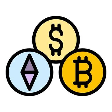 Emerging economy icon vector flat Stock Illustration