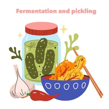 Emerging Ingredients. Flat Vector Illustration Stock Illustration