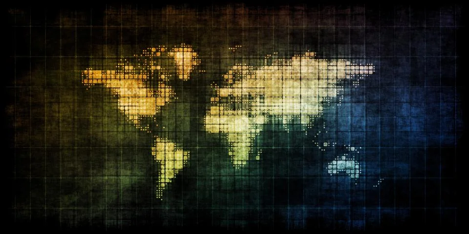 Emerging Markets Illustrazione stock