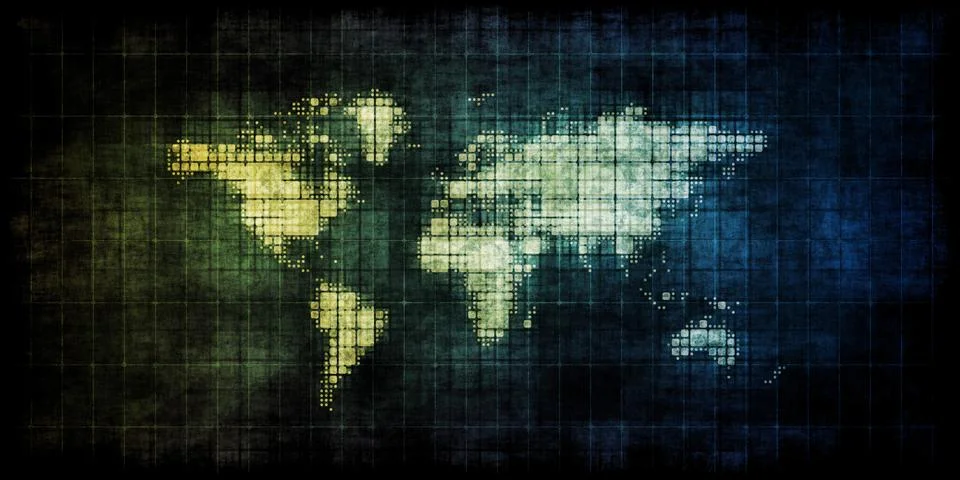 Emerging Markets Illustrazione stock