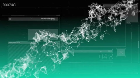Emerging node network expanding, oscillating, receding, visualizing task 스톡 동영상 312407671
