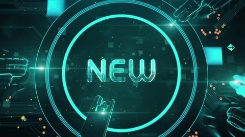 Emerging Technologies with digital technology hitech concept Stock Footage 143532498