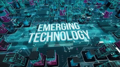 Emerging technology with digital technology concept Stock Footage 103289272