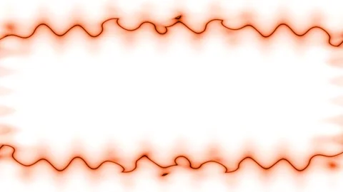 Emerging wavy orange horizontal rectangular neon wavy long lines forming a .. Stock Footage 270315760