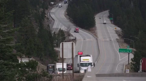 Emigrant gap, Sierra Nevada mountains Stock Footage 44855082