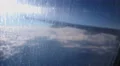Emigrant leaving home forever, missing homeland, looking through plane window 4k or 4k+ Resolution