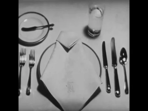 Emily Post narrates this documentary about table manners from 1947 which teaches Stock Footage