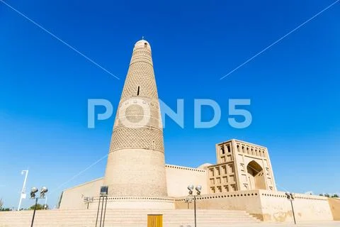 Emin Minaret, Or Sugong Tower, In Turpan, Is The Largest Ancient ...