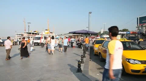 Eminonu district 库存影片 9025926