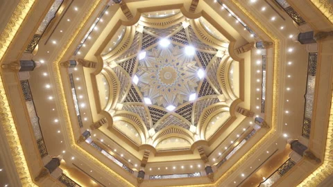Emirate palace dome Stock Footage 157220654