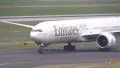 Emirates 777 on taxiway HD Footage