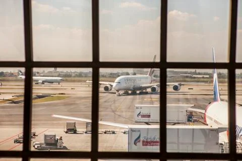 Emirates A380 Stock Photos