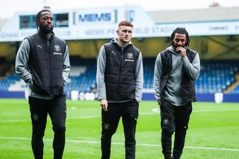 Emirates FA Cup First Round Gillingham v Blackpool Stock Photos